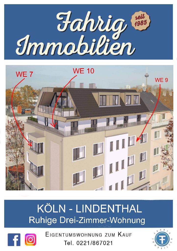 Blick auf die Wohnung Nr 9